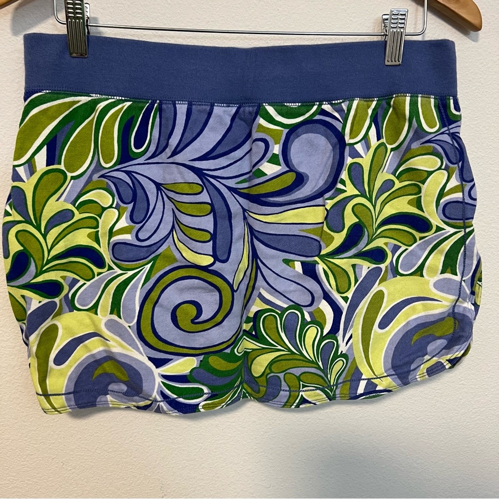 Old Navy Colorful Patterned Shorts Terry Cloth Beach Coverup Sz Med